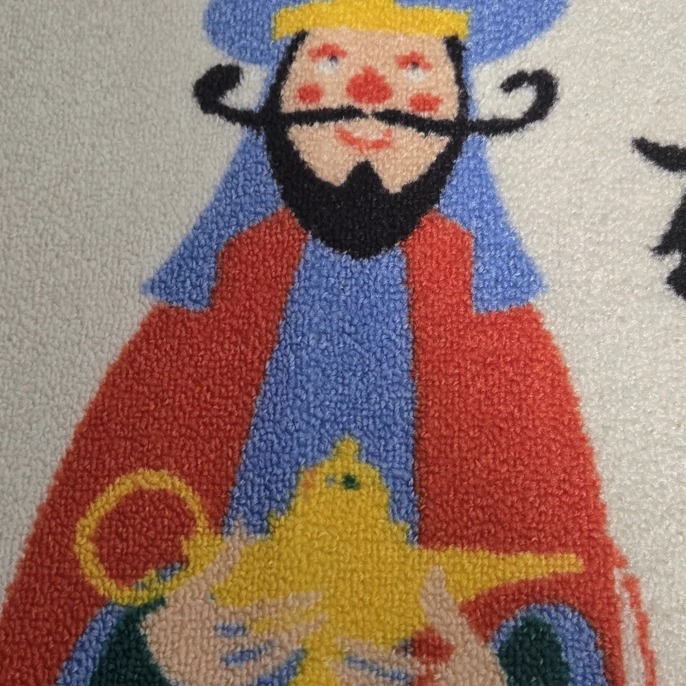 Colorful Three Kings Bath Mat